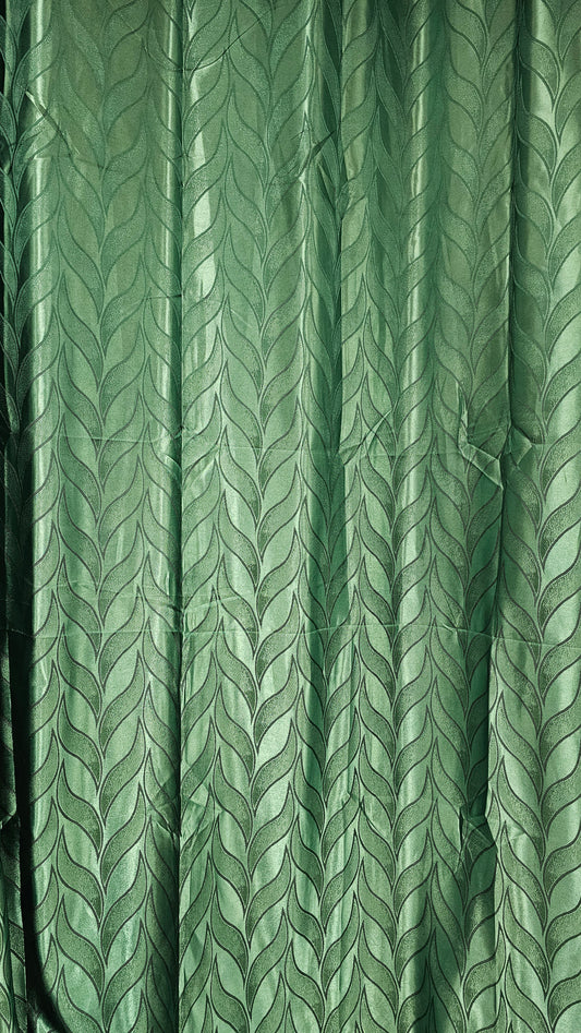 Designer Curtain Green 140X260cm