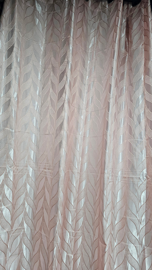 Designer Curtain Creamy Pink