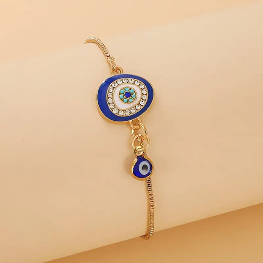 Temperament Chain Bracelet Devil's Eye Shaped Pattern Nice-looking Bracelet For Unisex Clothing Accessories