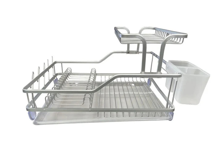 Dish Rack 2 Tier - Silver