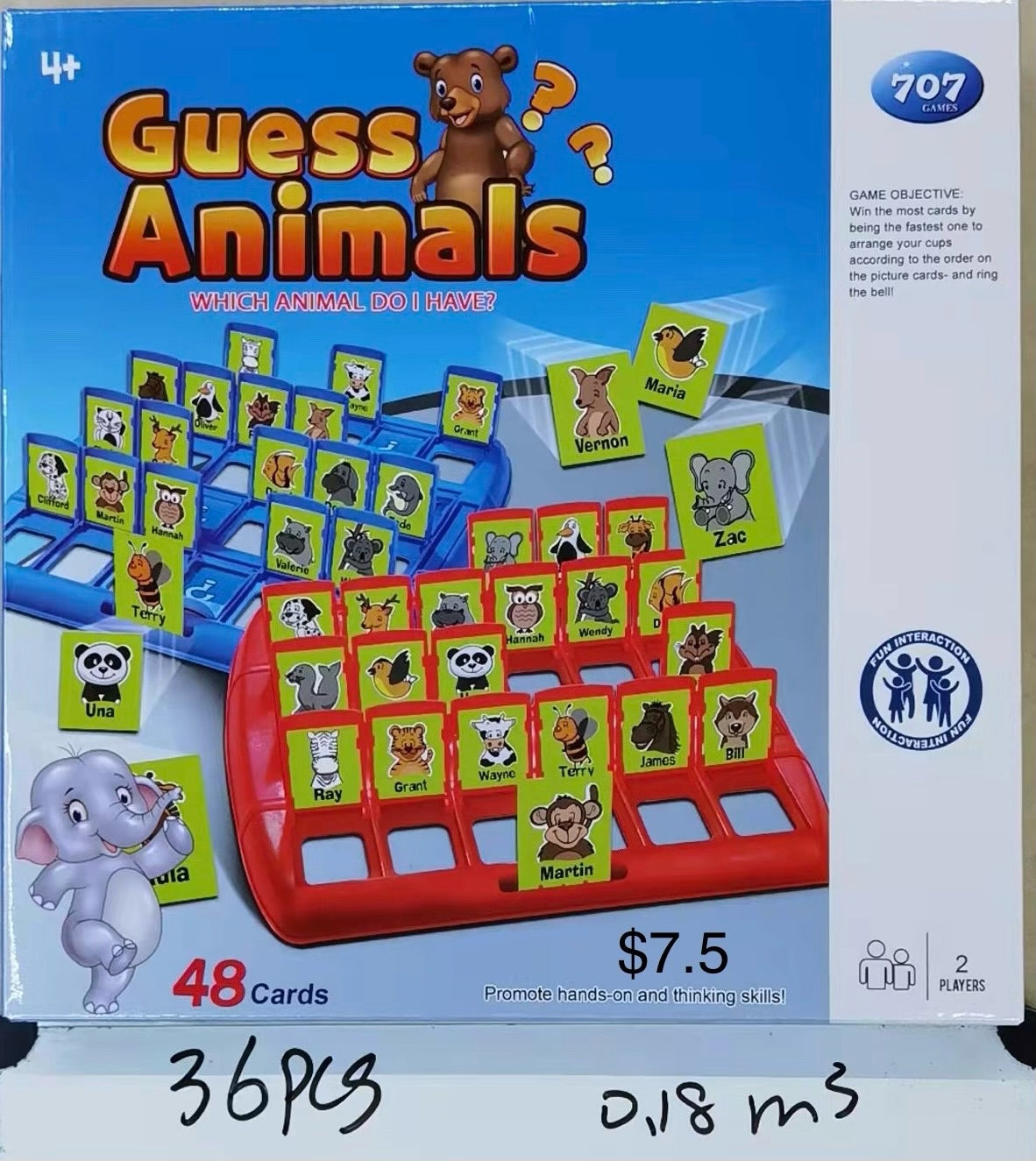 Guess Animal - Board Game