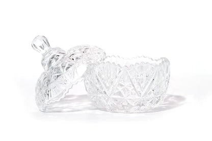 Crystal Glass Sugar Candy Jar