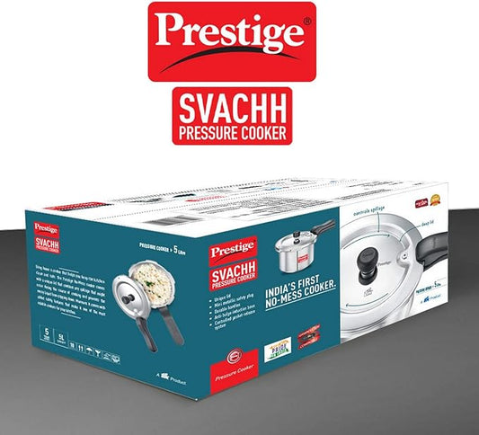 Prestige Svachh Aluminum Pressure Cooker - 5L