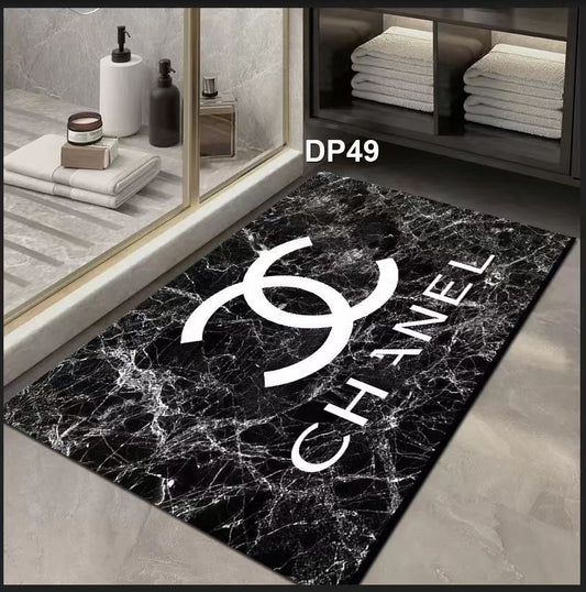 Dupe For Chanel Logo Rug