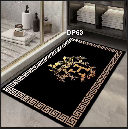 Dupe For Hermes Logo Rug