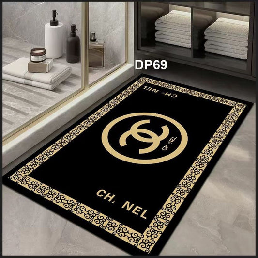 Dupe For Chanel Logo Rug