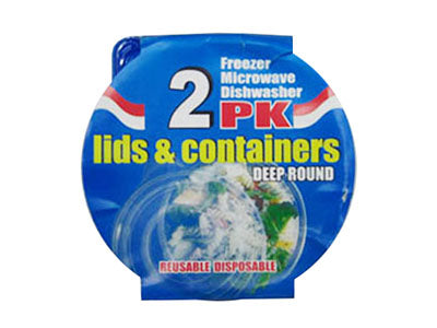 2 Pcs Container Round