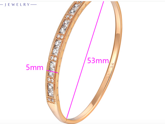 ETHNIC BANGLE WITH CZ