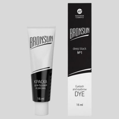 Bronsun Eyelash and Eyebrow Dye - Deep Black