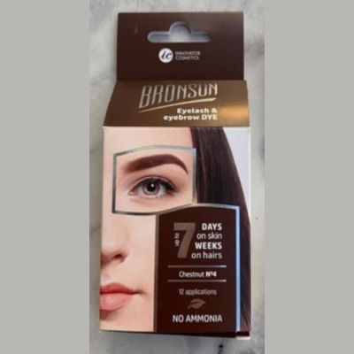 Bronsun Chestnut Eyelash and Eyebrow Dye