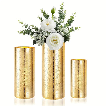 3pcs Cylinder Vases For Table Centerpieces