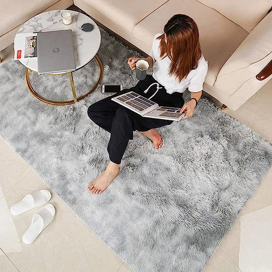 Shaggy Soft Rugs Grey Color 160cm x 230cm