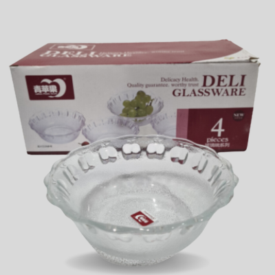 Glass Bowl Set-4 Piece